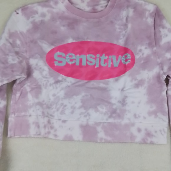 NIP REVOLVE BSR Samii Ryan‎ Sensitive Sweatshirt Size X Large in Pink Cloud - Picture 5 of 9